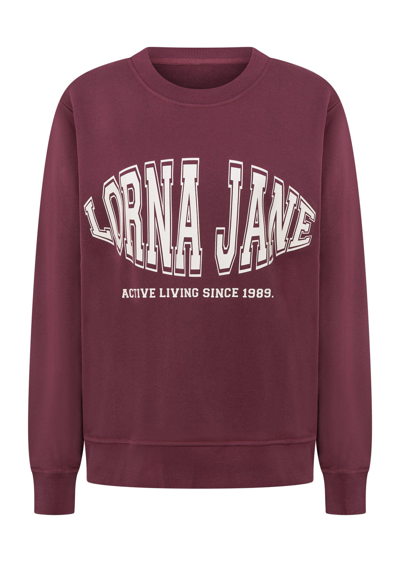 Lorna Jane Iconic Sweat - Mulberry