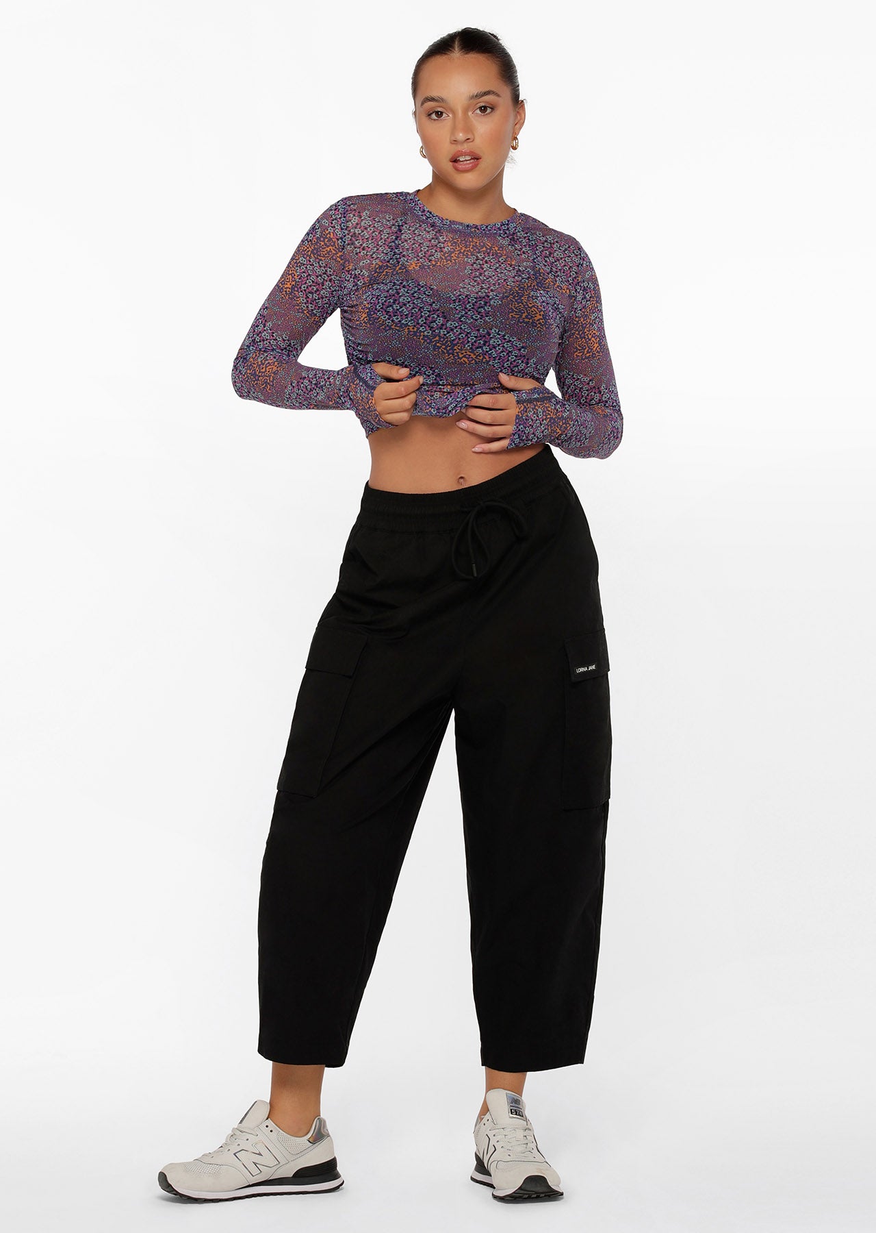 Lorna Jane Utility Pocket Lounge Pants - Black