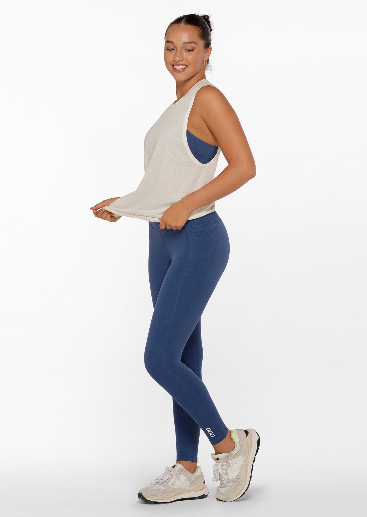 Lorna Jane Knock Out Muscle Tank - Cream