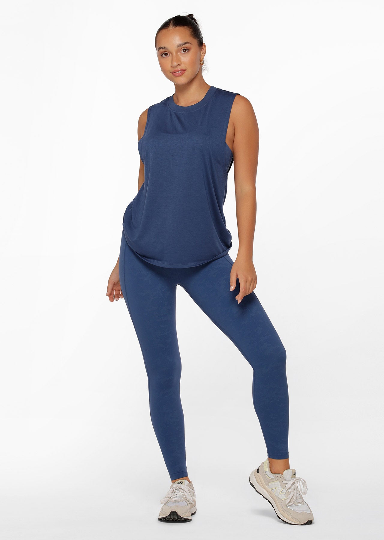 Lorna Jane Knock Out Muscle Tank - Indigo