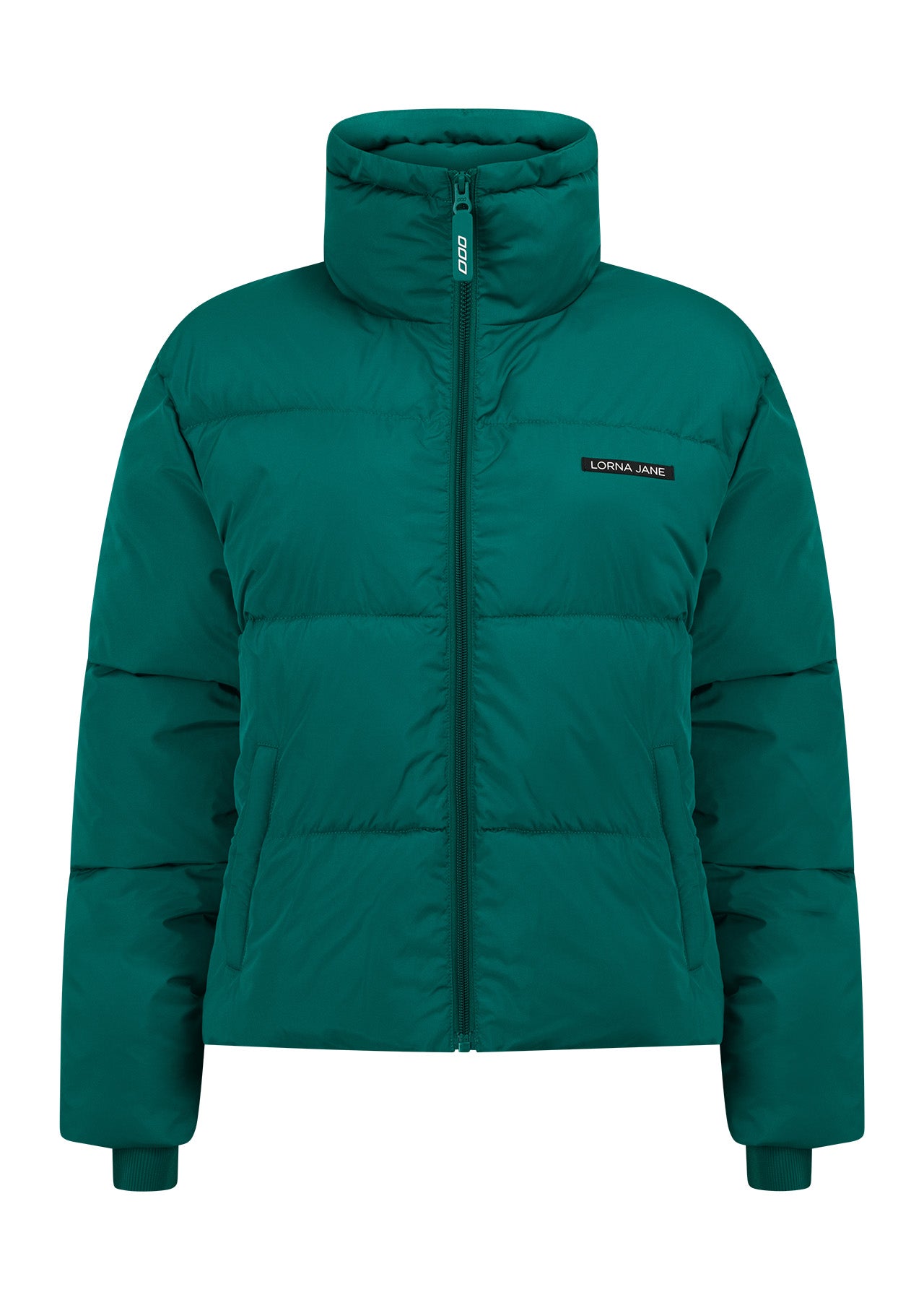 Lorna Jane Keep Toasty Puffer Jacket - Dark Teal