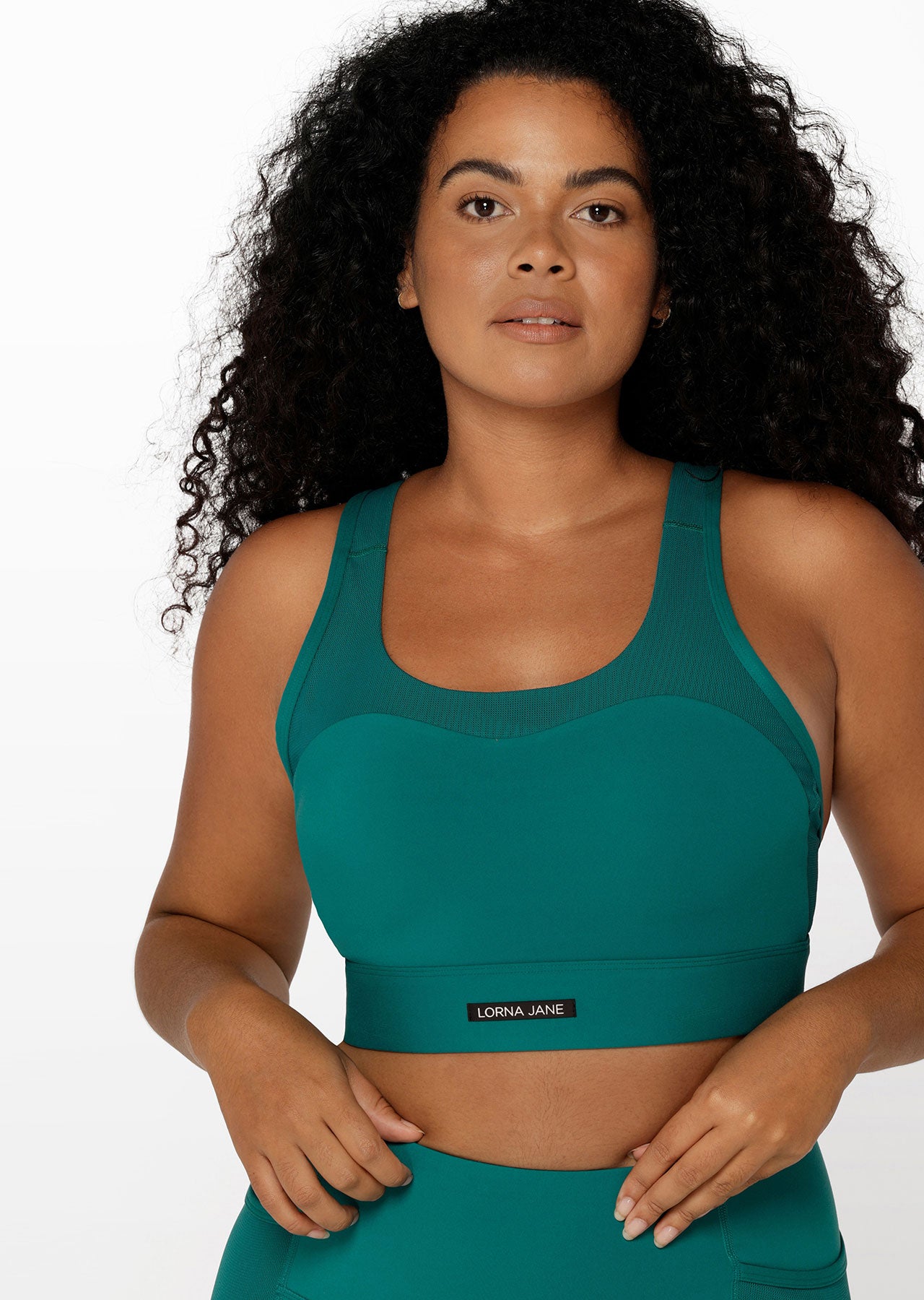 Lorna Jane Train Hard Ultimate Support Sports Bra - Dark Teal