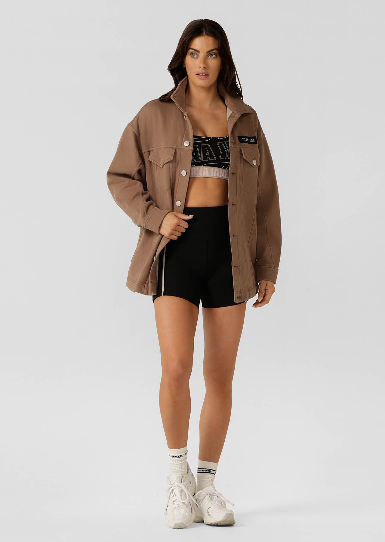 Lorna Jane Break Line Sports Bra - Black