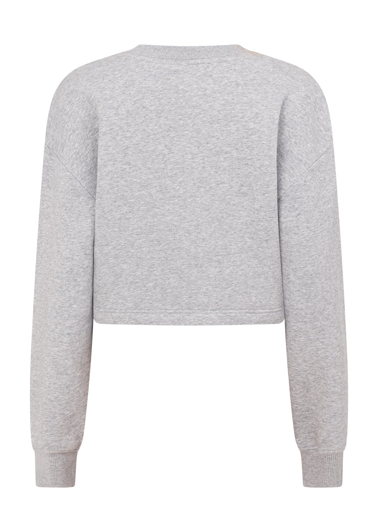 Lorna Jane Classic Cropped Sweat - Grey Marl