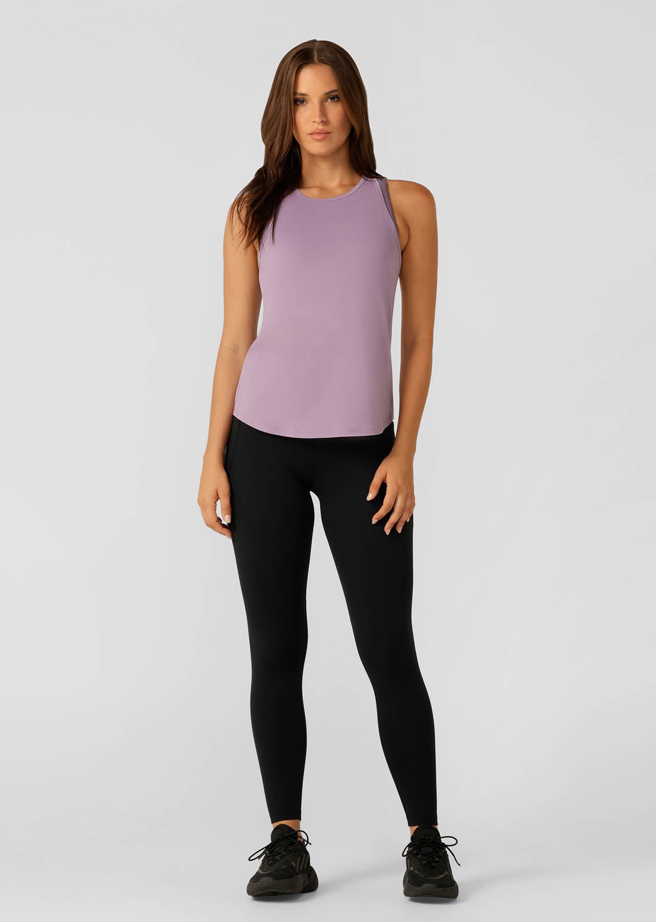 Lorna Jane Take Charge Mesh Active Tank - Dusted Violet