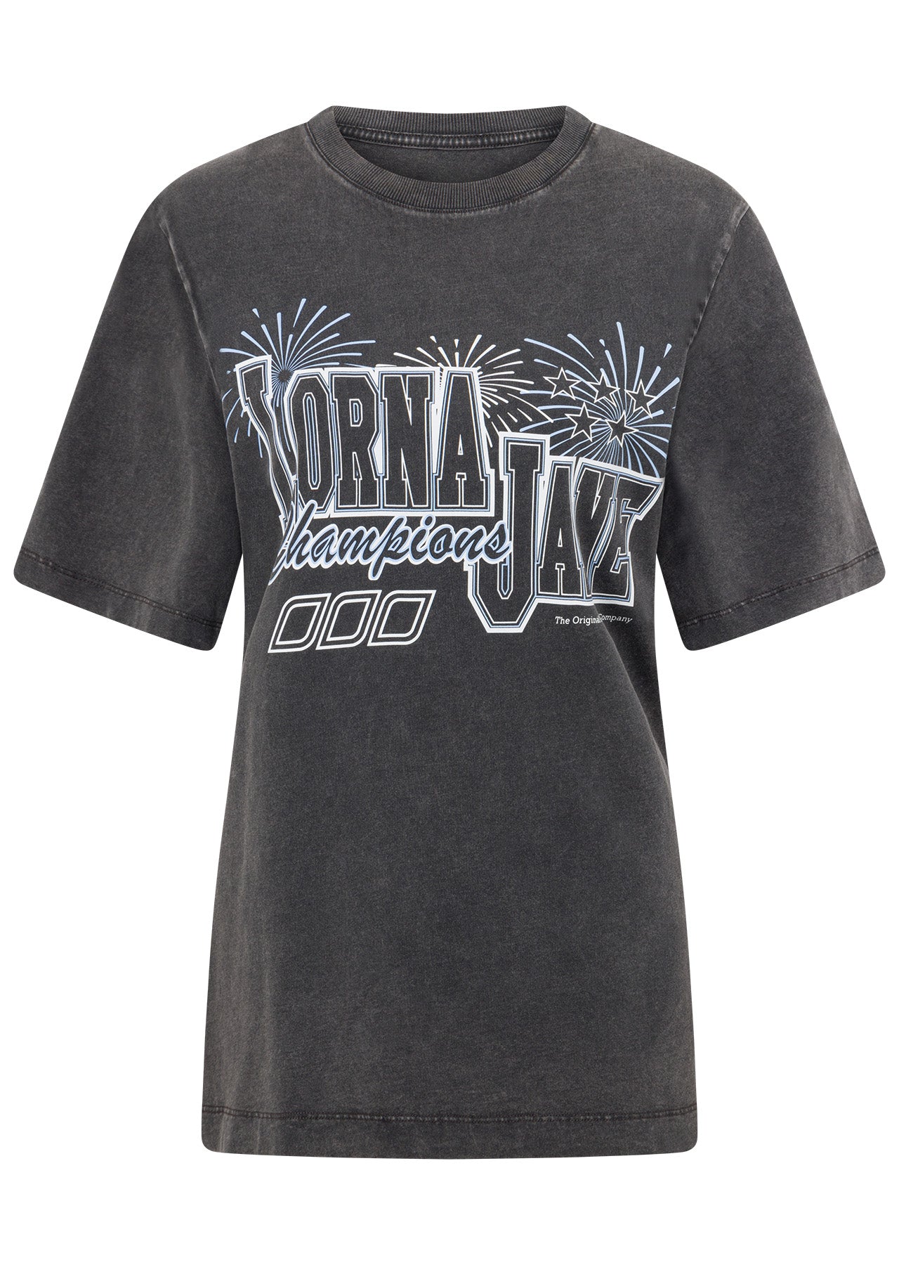 Lorna Jane Championship Title Relaxed Fit Tee - Washed Black