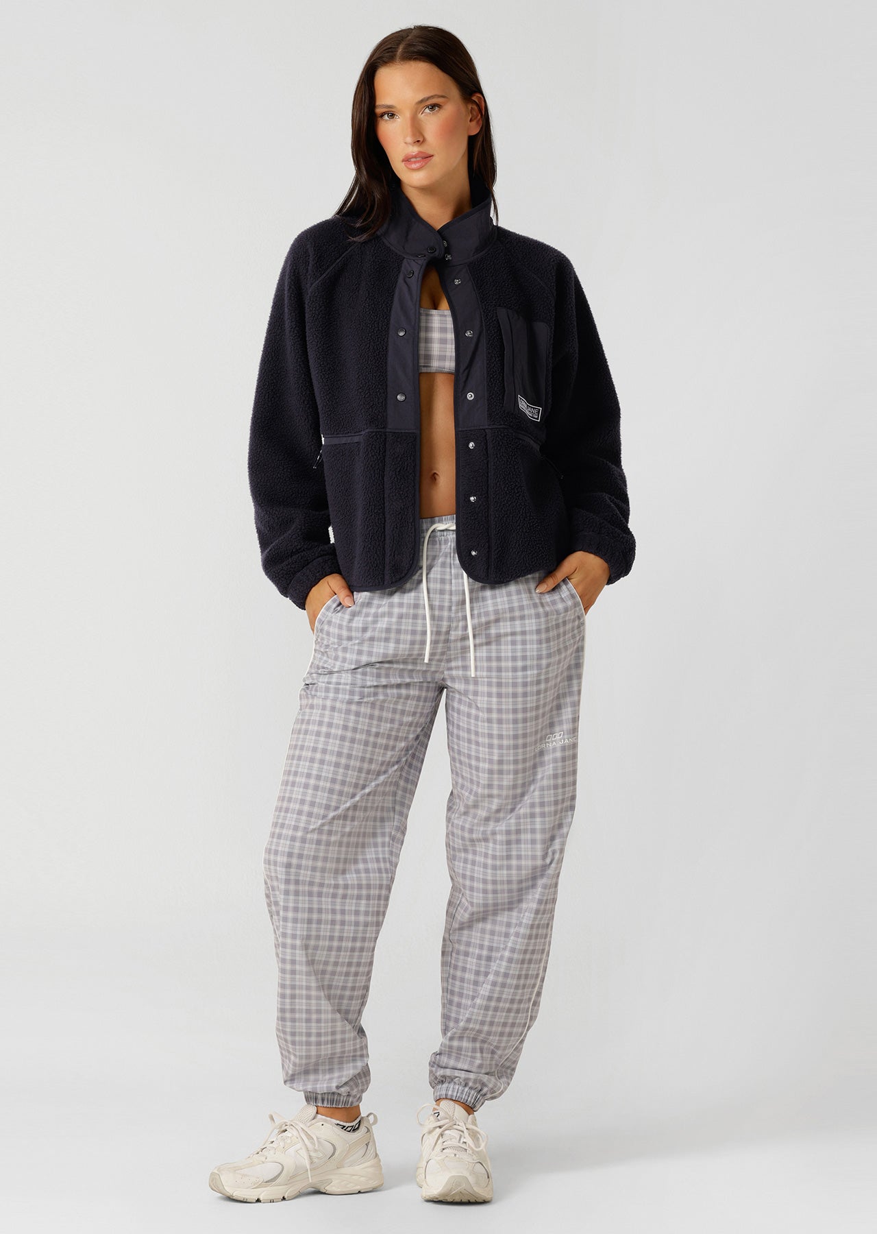 Lorna Jane On The Move Sports Fleece Jacket - Midnight Blue