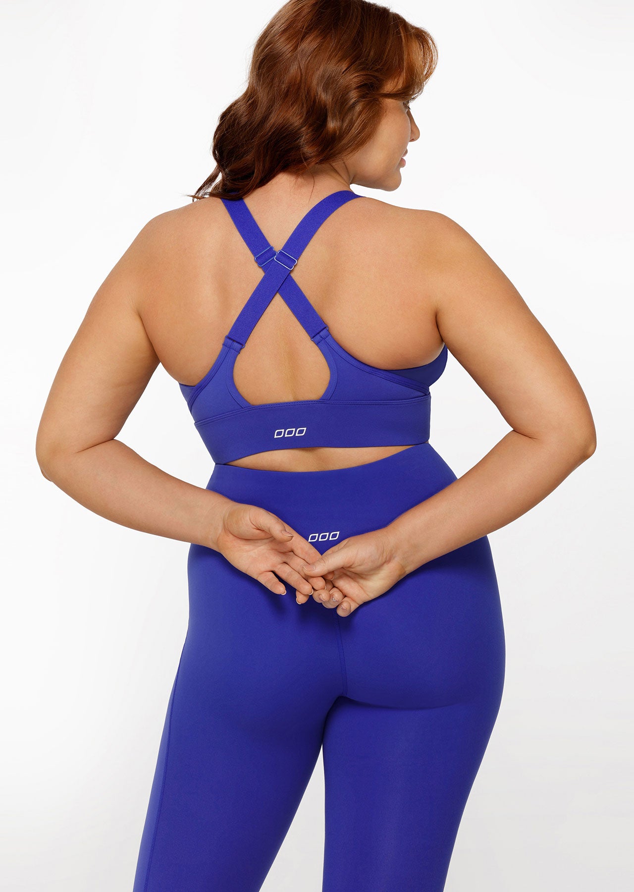 Lorna Jane Qualify Longline Sports Bra - Magnetic Blue