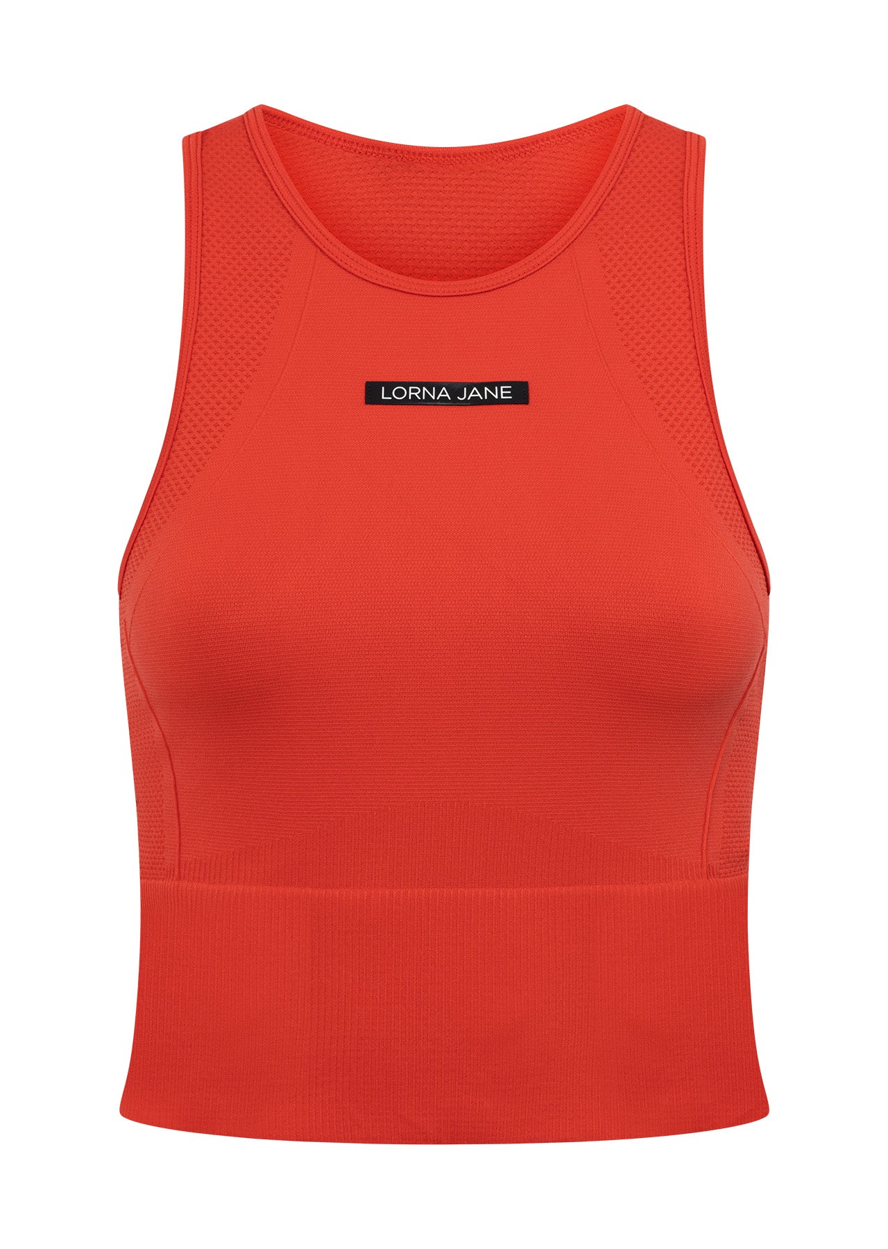 Lorna Jane Grand Prix Seamless Active Tank - Hot Tomato