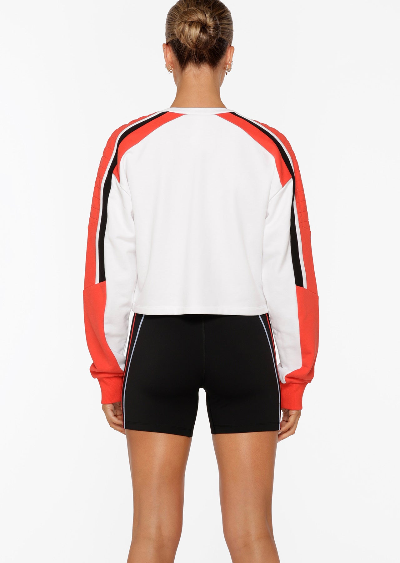 Lorna Jane Sprinter Terry Sweat - White Multi