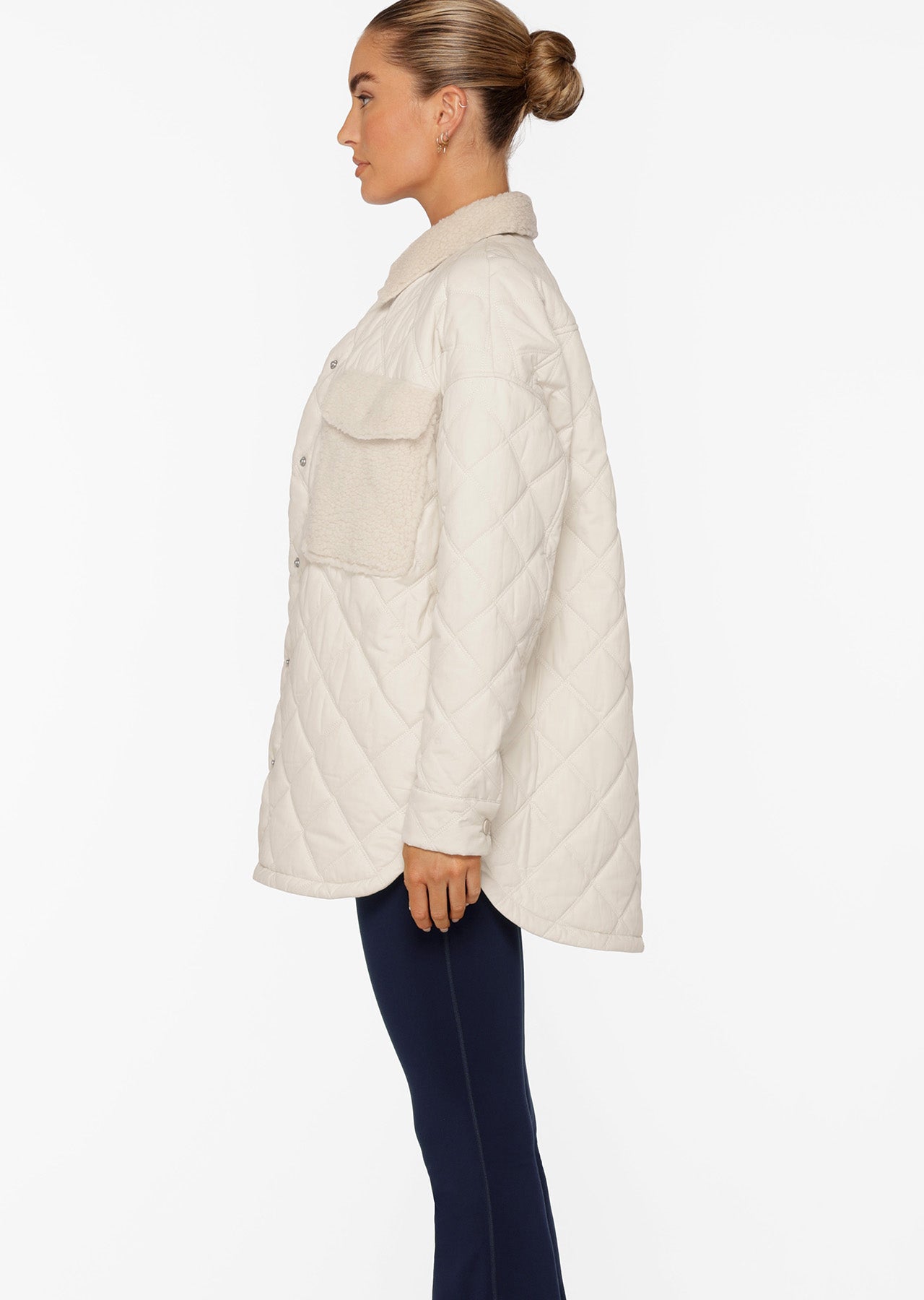 Lorna Jane Championship Shacket - Ivory