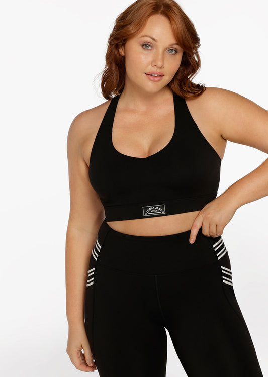 Lorna Jane Swift Heritage Sports Bra - Black