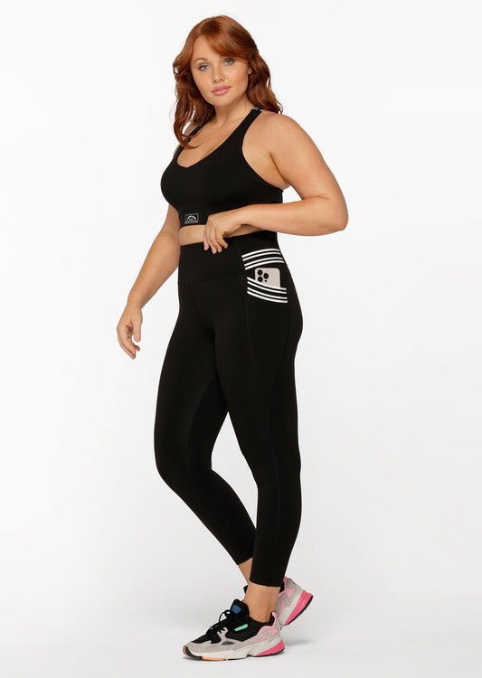 Lorna Jane Swift Heritage Pocket Ankle Biter Leggings - Black