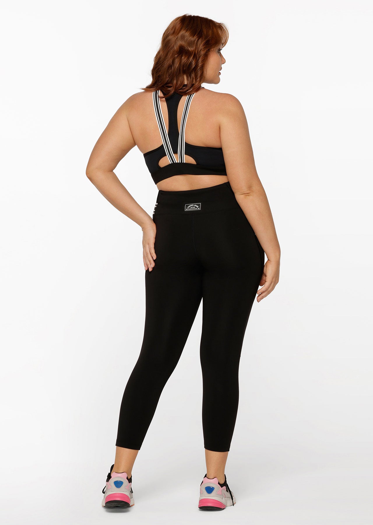 Lorna Jane Swift Heritage Pocket Ankle Biter Leggings - Black