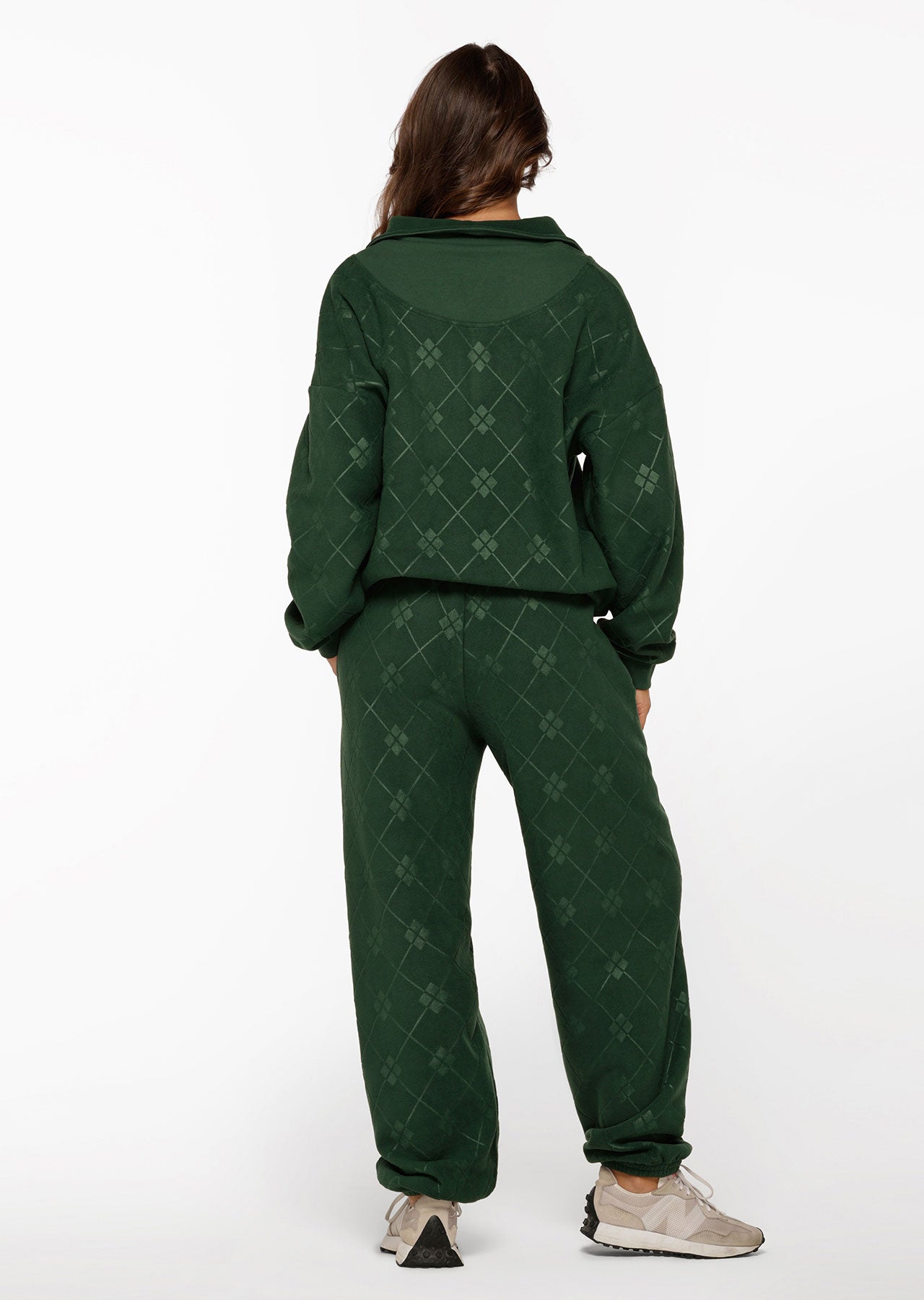 Lorna Jane Clubhouse Polar Fleece Trackpants - Dark Green