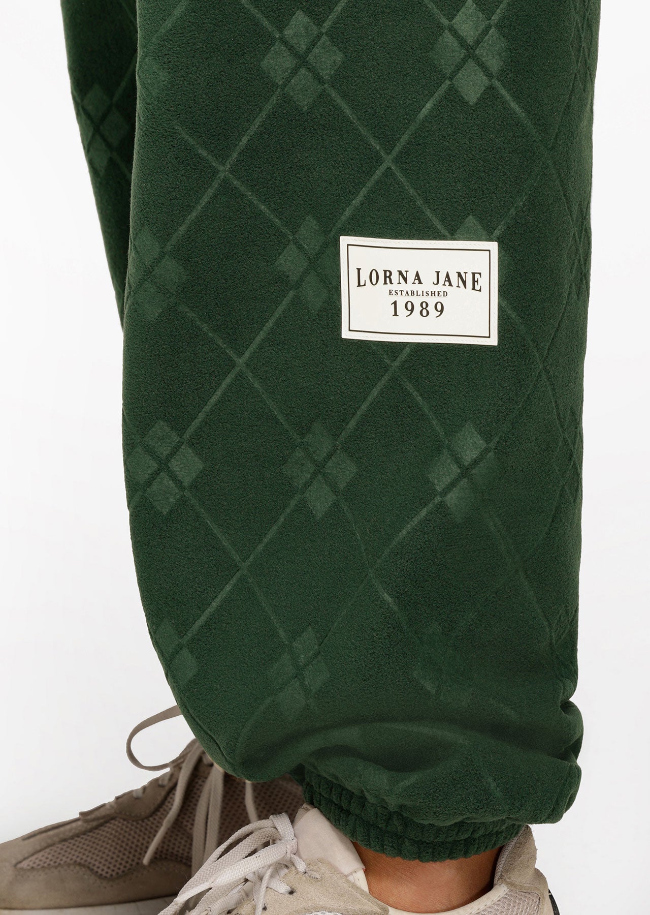 Lorna Jane Clubhouse Polar Fleece Trackpants - Dark Green