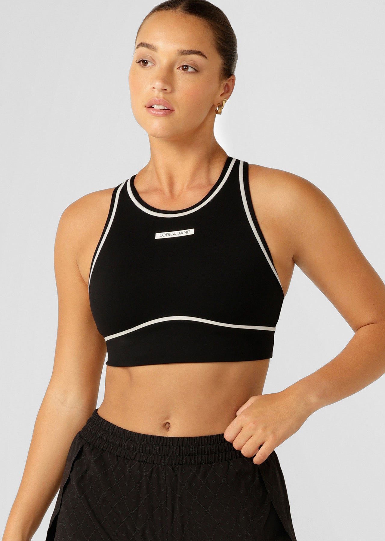 Lorna Jane Night Runner Sports Bra - Black