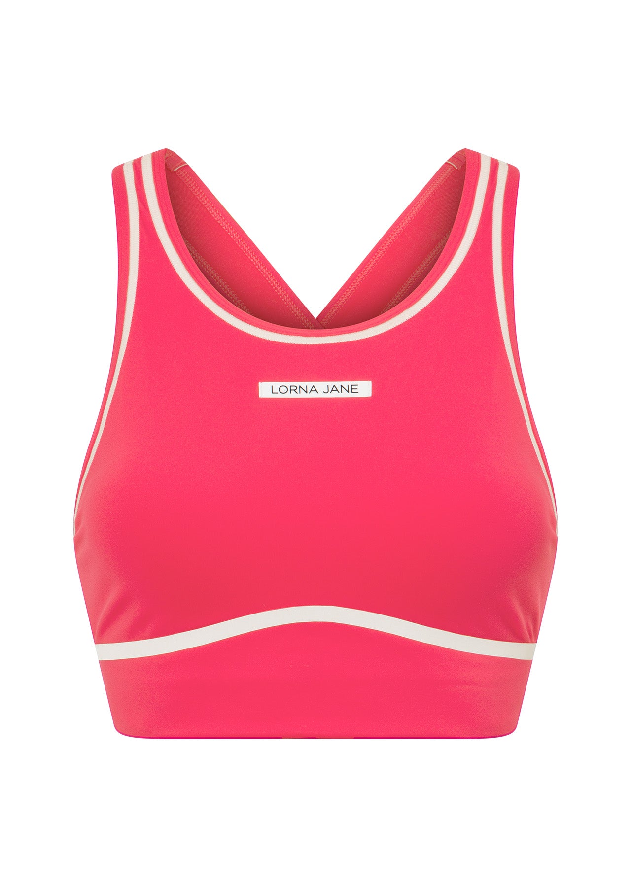 Lorna Jane Night Runner Sports Bra - Neon Raspberry
