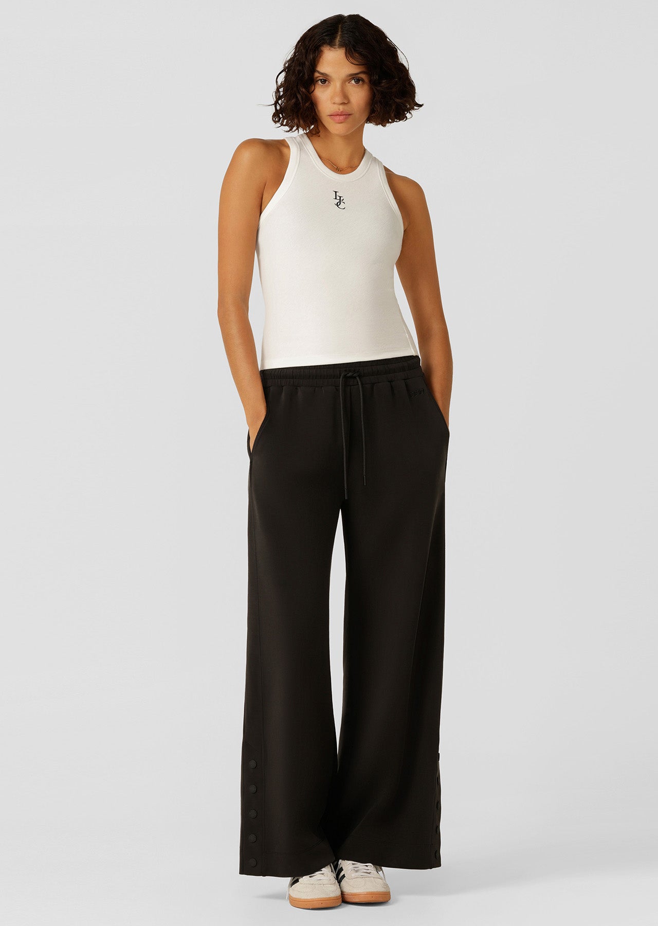 Lorna Jane Classic LJC Rib Tank - Porcelain