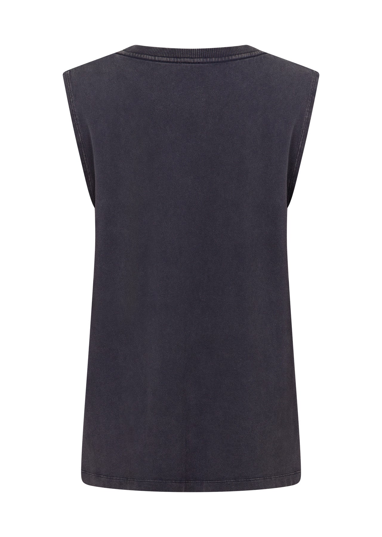 Lorna Jane Fade Away Washed Muscle Tank - Washed Midnight Blue