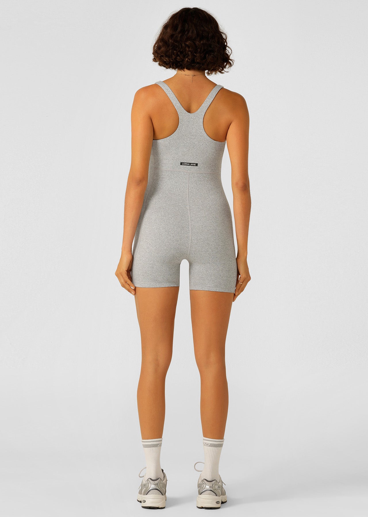 Lorna Jane Off Duty Bodysuit - Grey Marl