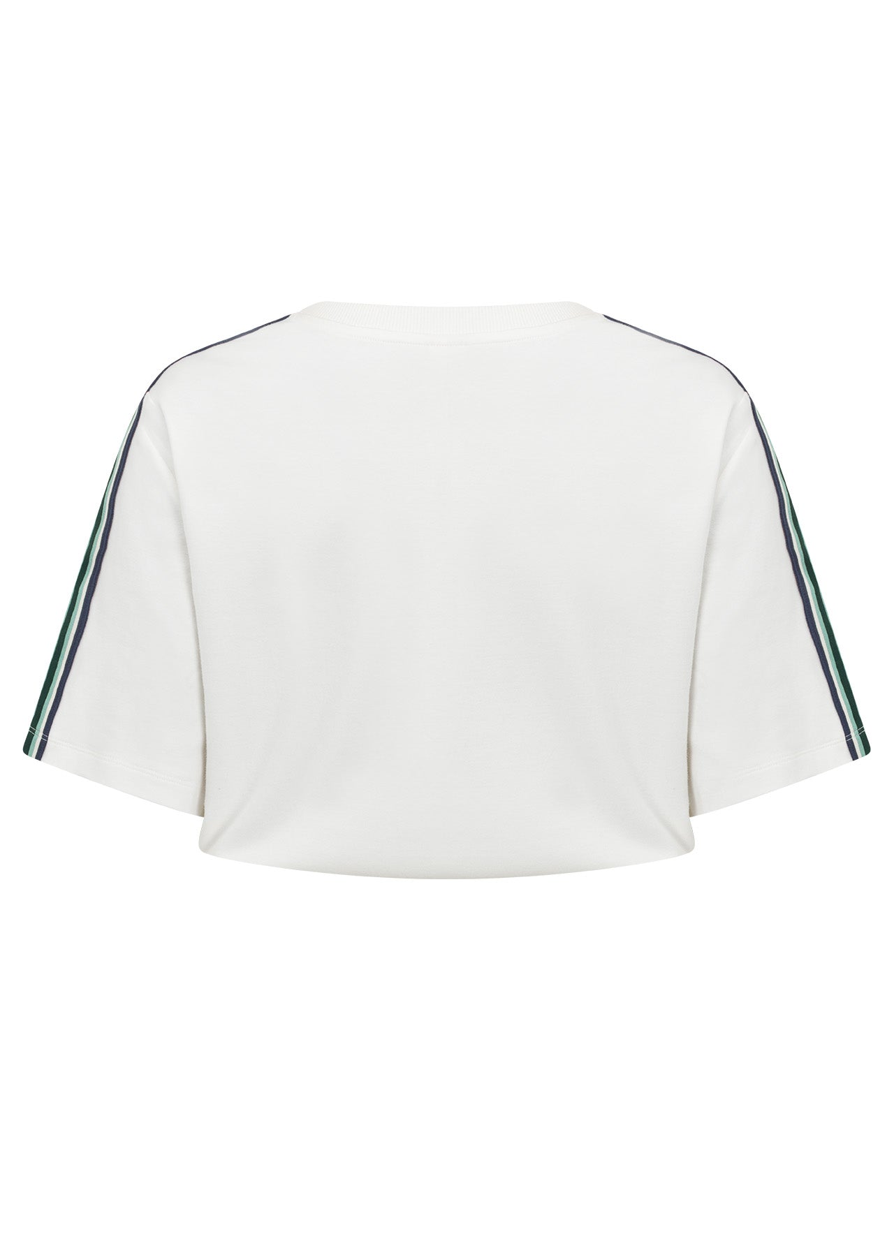 Lorna Jane Lotus Limited Edition Cropped Tee - Porcelain