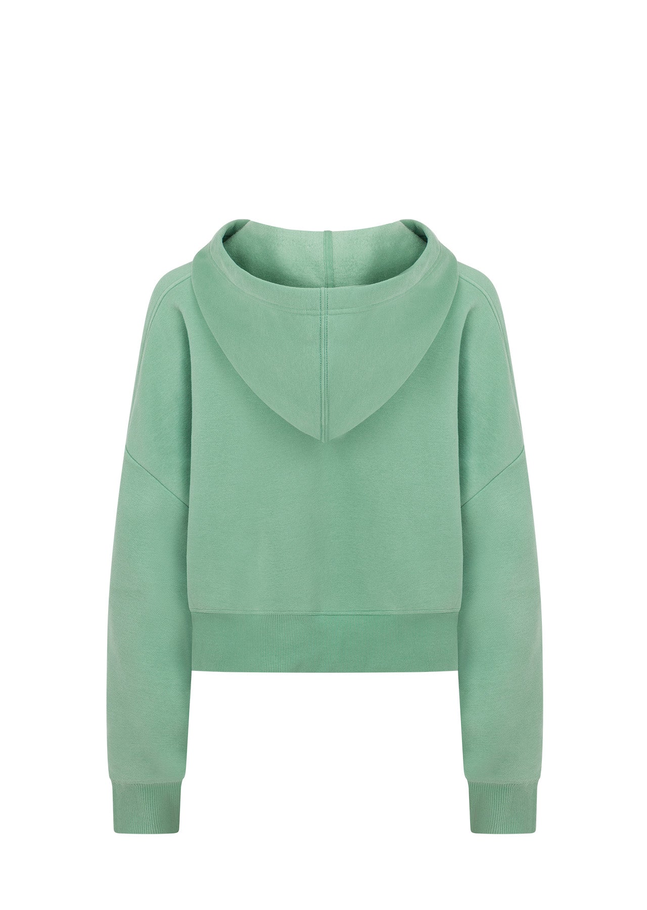 Lorna Jane Lotus Limited Edition Cropped Hoodie - Green Juice