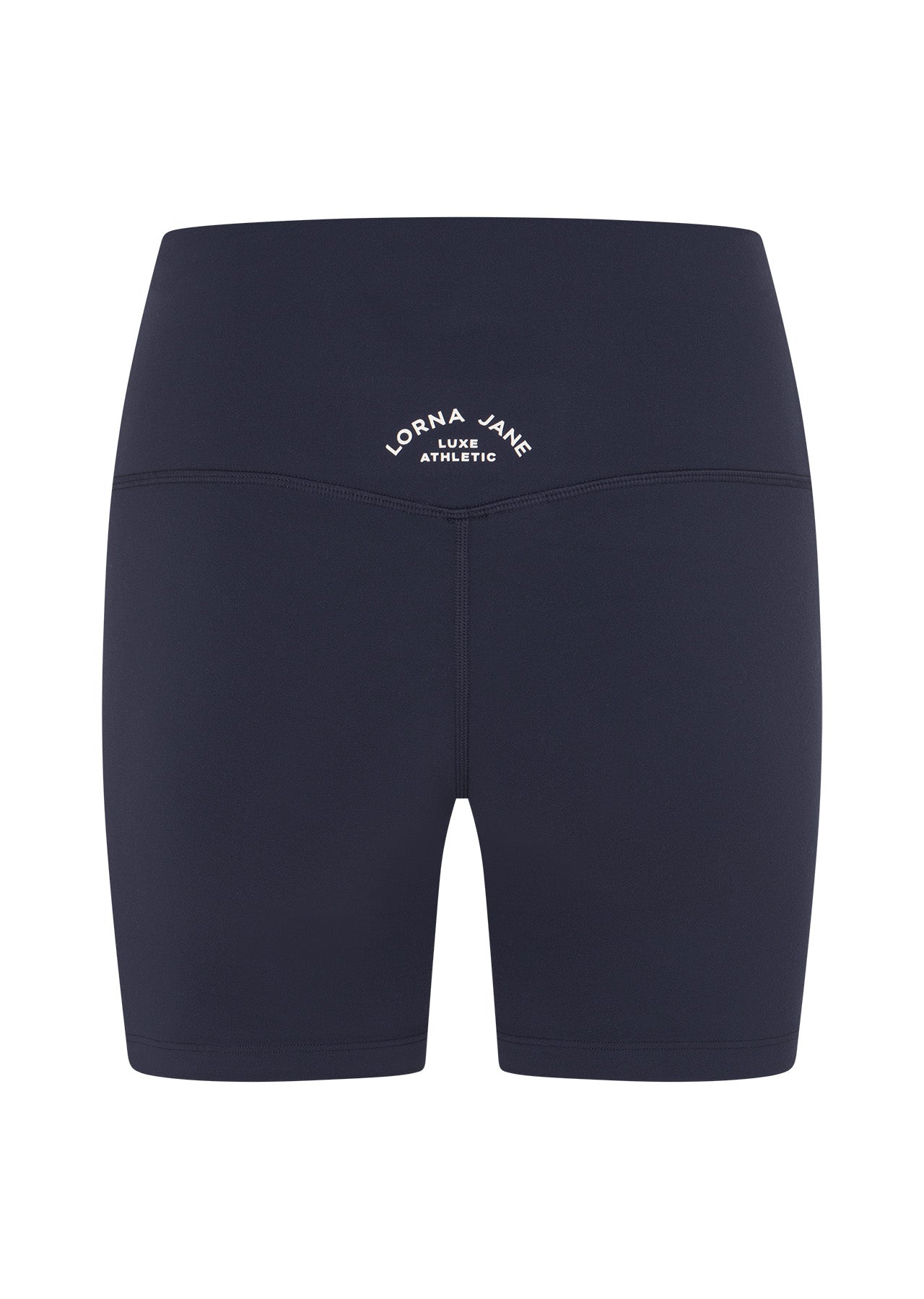 Lorna Jane Lotus Limited Edition No Chafe 12cm Bike Shorts - Ash Blue