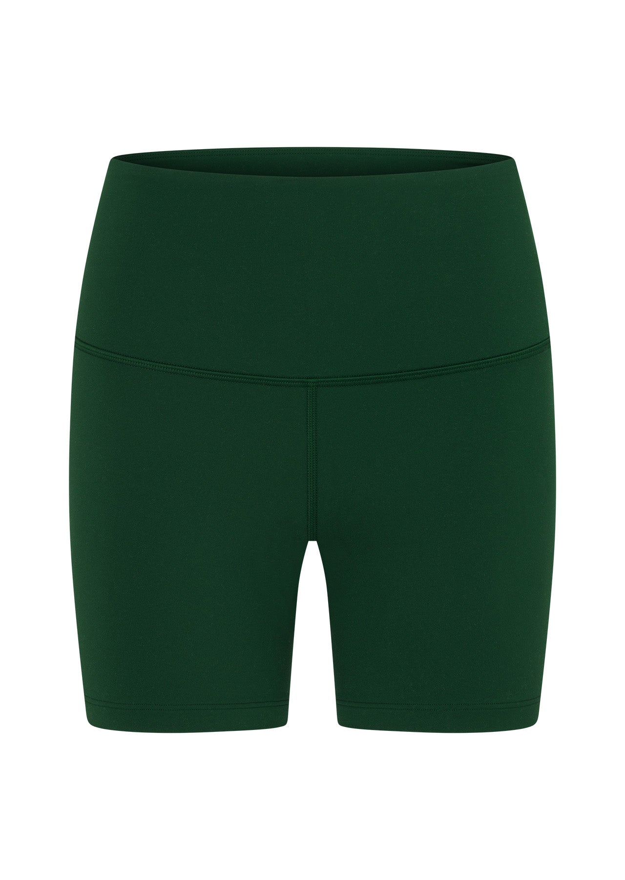 Lorna Jane Lotus Limited Edition No Chafe 12cm Bike Shorts - Dark Green
