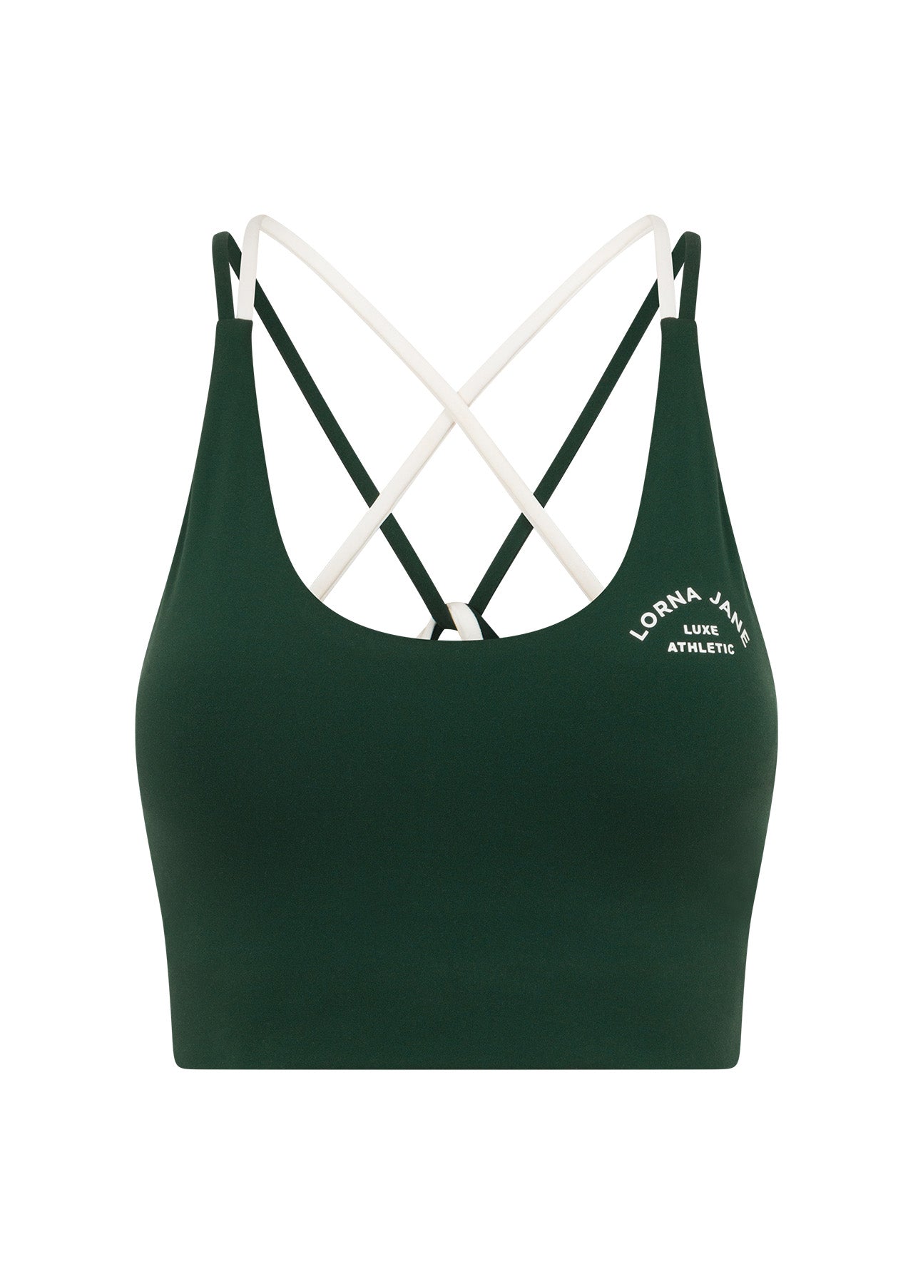 Lorna Jane Lotus Limited Edition Bra Tank Combo - Dark Green