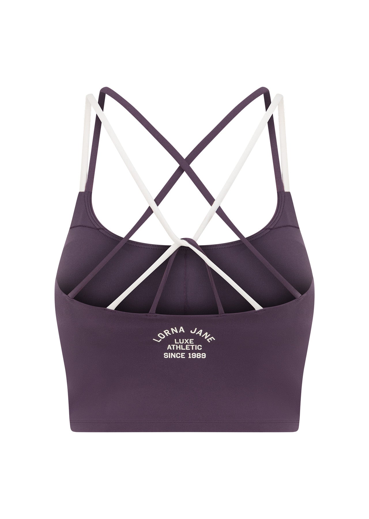 Lorna Jane Limited Edition Lotus Bra Tank Combo - Midnight Plum