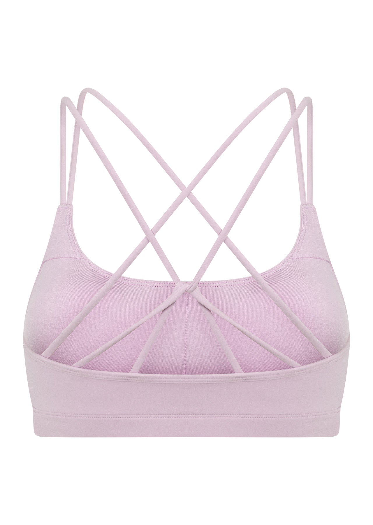 Lorna Jane Limited Edition Lotus Crop Sports Bra - Pale Violet