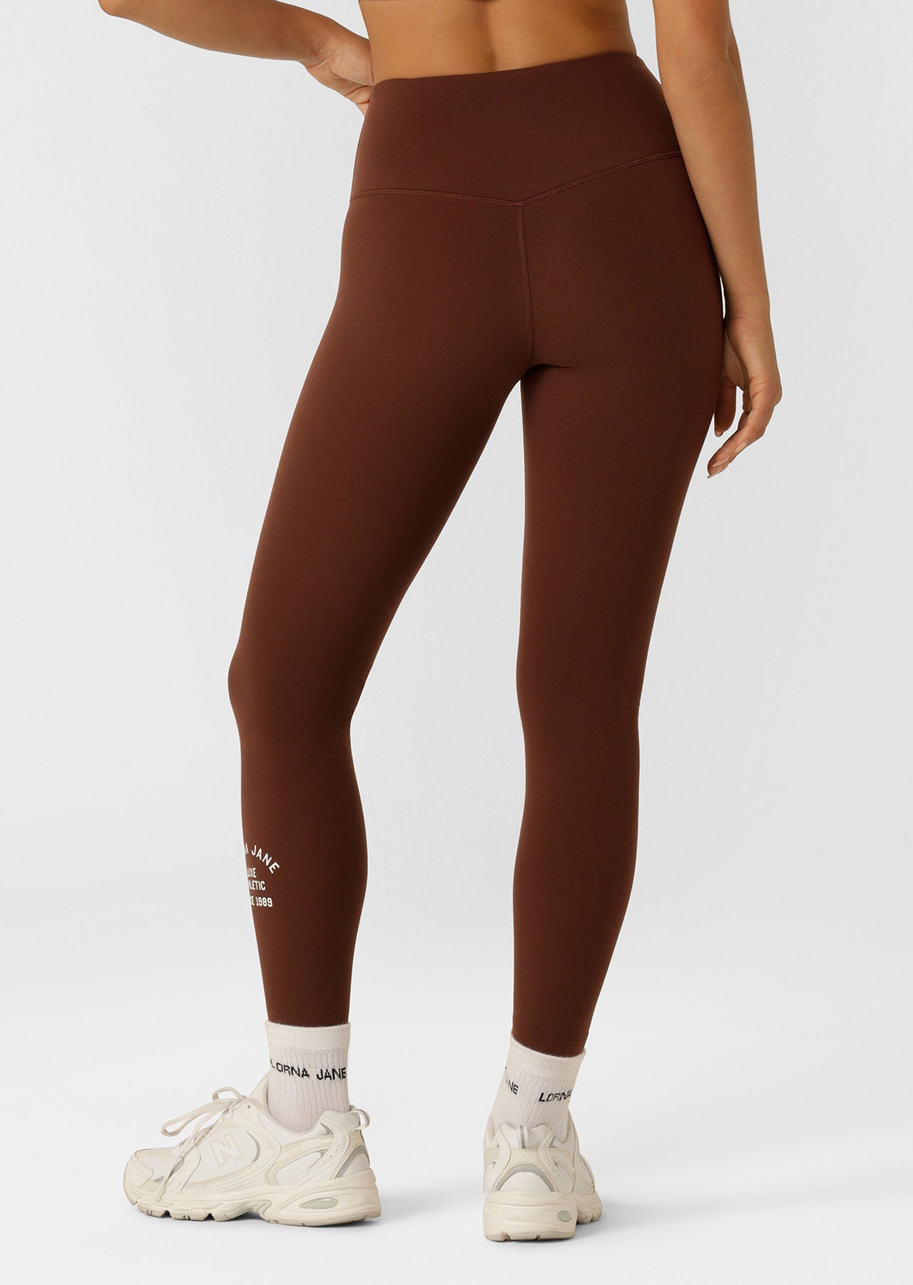 Lorna Jane Limited Edition Lotus Full Length Leggings - Truffle