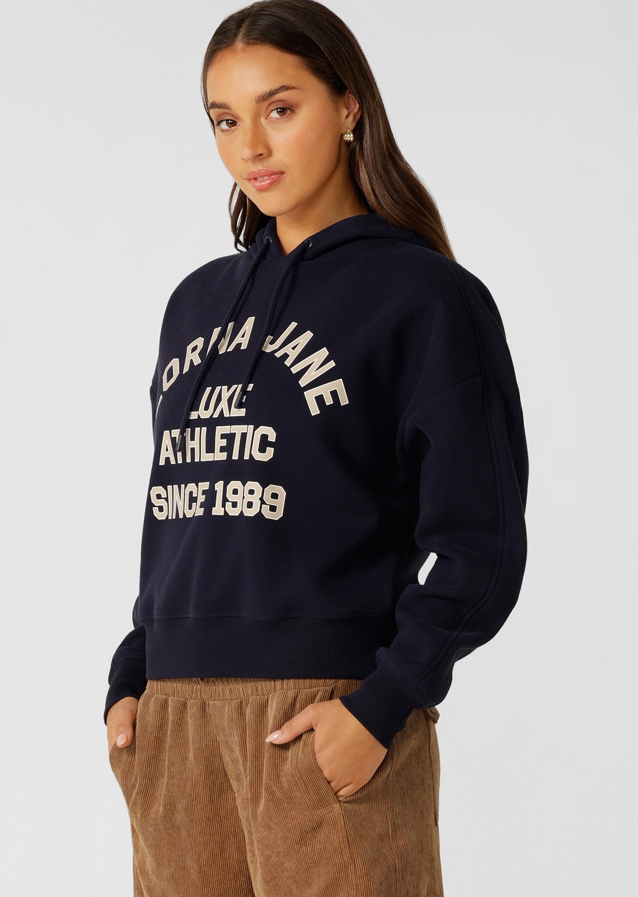 Lorna Jane Limited Edition Lotus Hoodie - French Navy