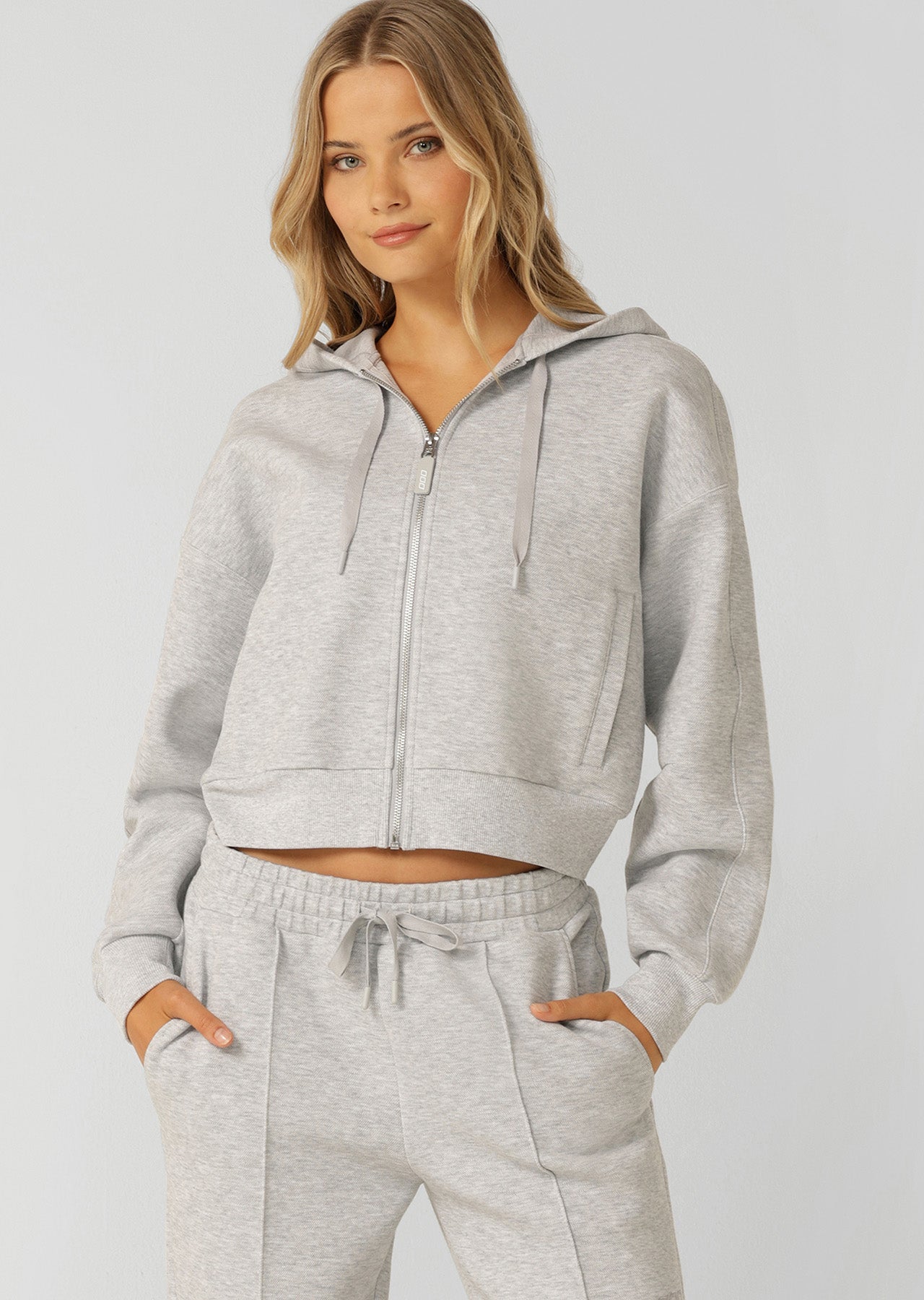 Lorna Jane Performance Tech Hoodie - Grey Marl
