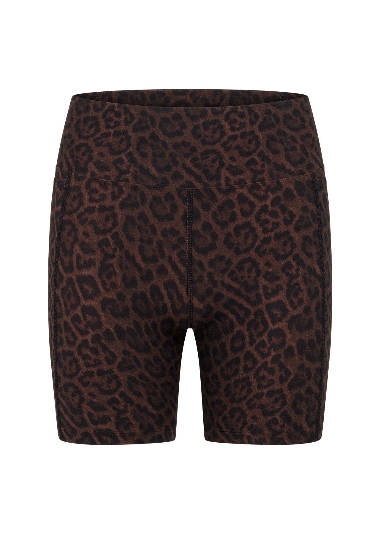 Lorna Jane Amy Phone Pocket Tech Bike Shorts - Cheetah Print