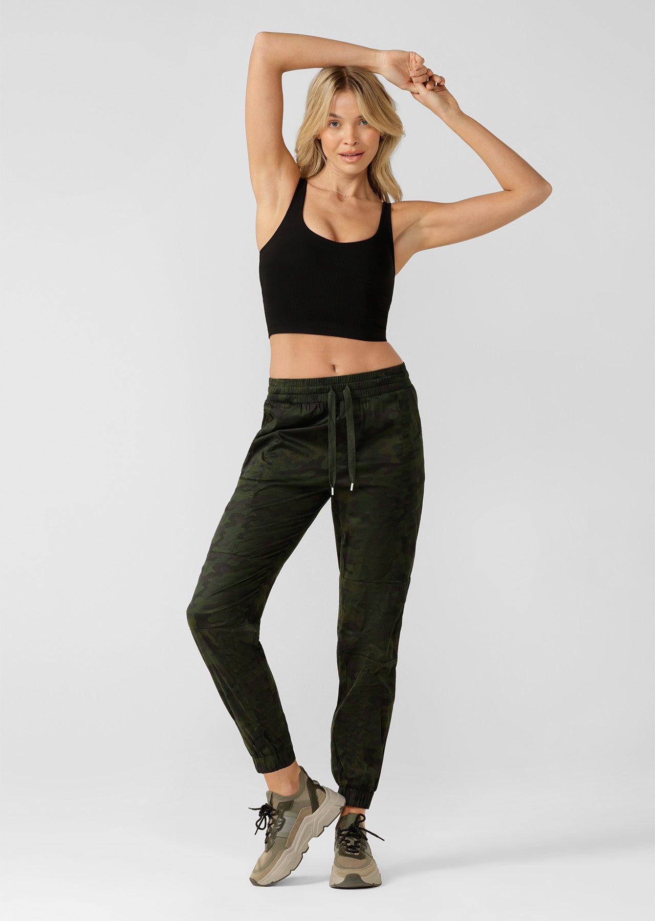 Lorna Jane Tropic Safari High Waisted Flashy Full Length Pants - Tropical Safari Print