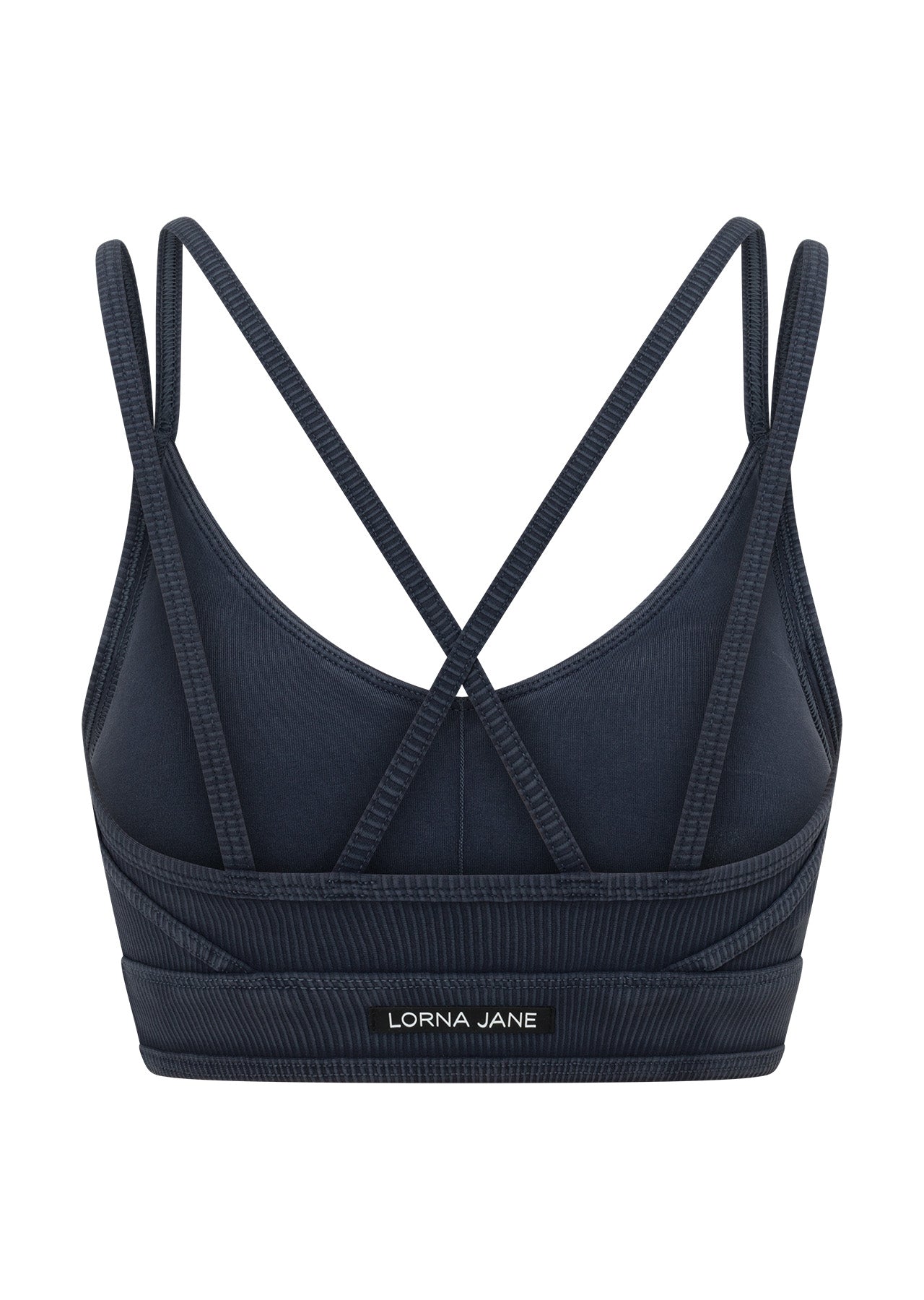 Lorna Jane 90s Iconic Washed Sports Bra - Washed Black