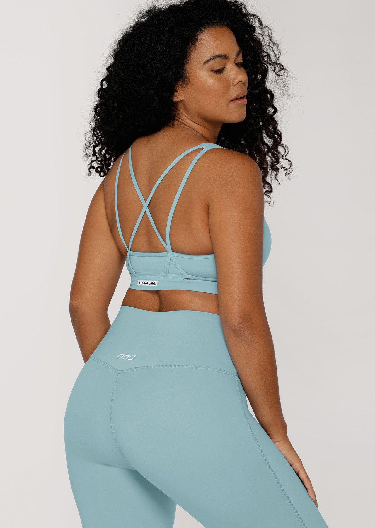 Lorna Jane Breakaway Aloe Vera Sports Bra - Voyage Blue