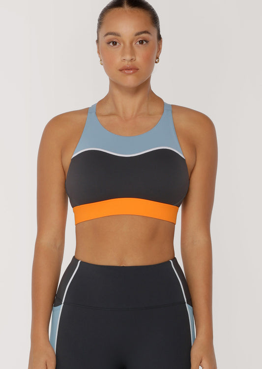 Lorna Jane Enduro Support Sports Bra - Titanium