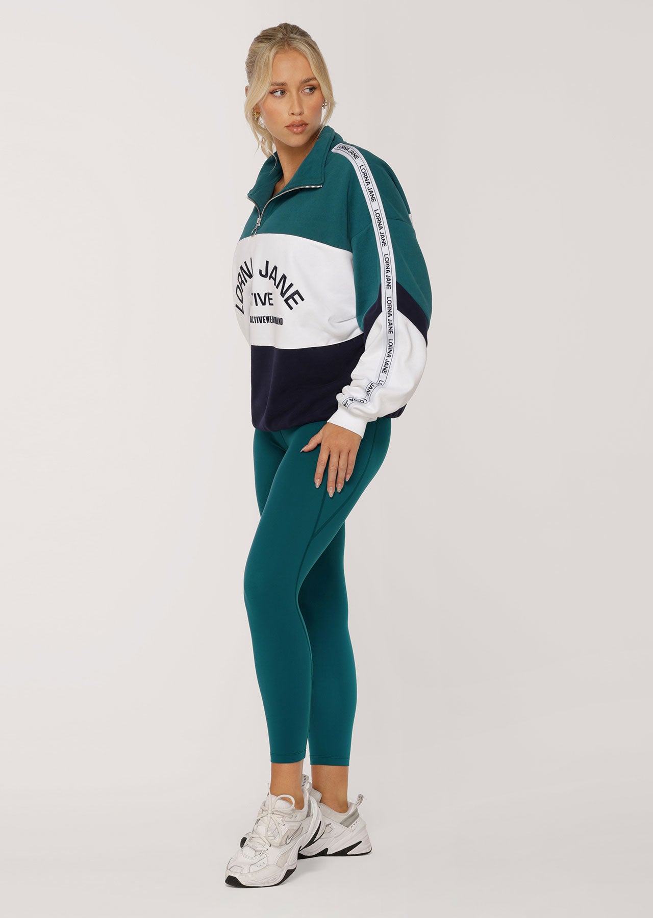 Lorna Jane Permanent Impact Quarter Zip Sweat - Everteal
