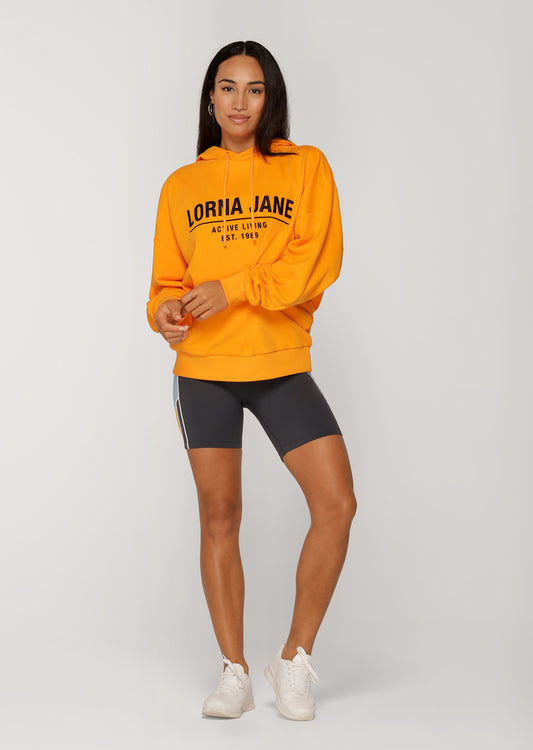 Lorna Jane Stay Snug Oversized Hoodie - Tangelo
