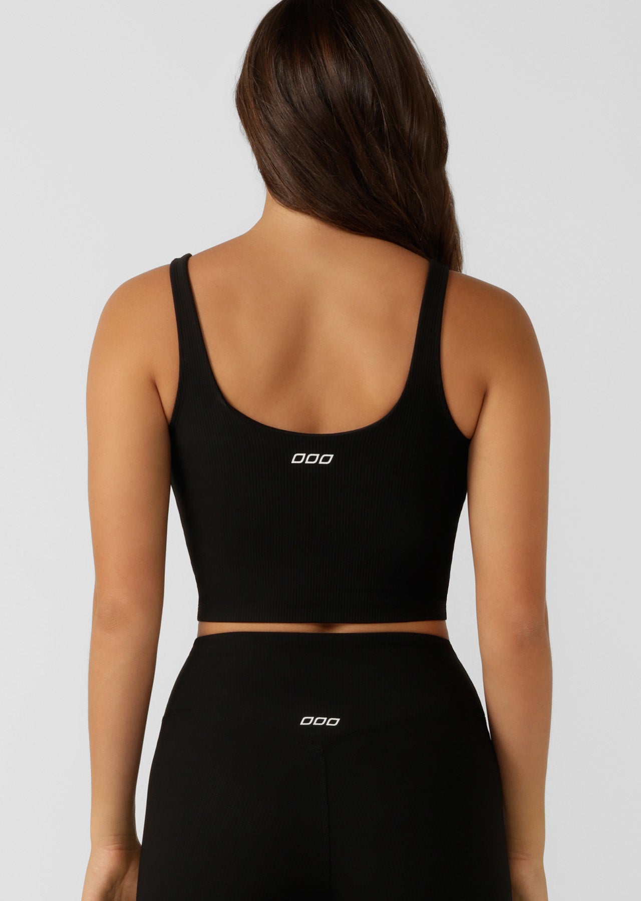 Lorna Jane Full Potential Active Rib Tank Bra Combo - Black