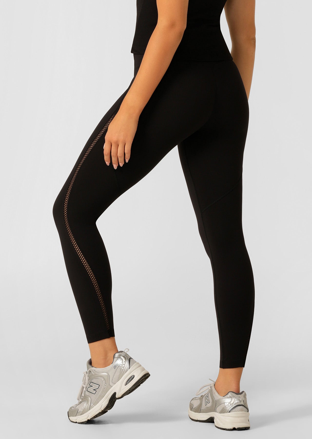 Lorna Jane Sweet Thing Ankle Biter Leggings - Black