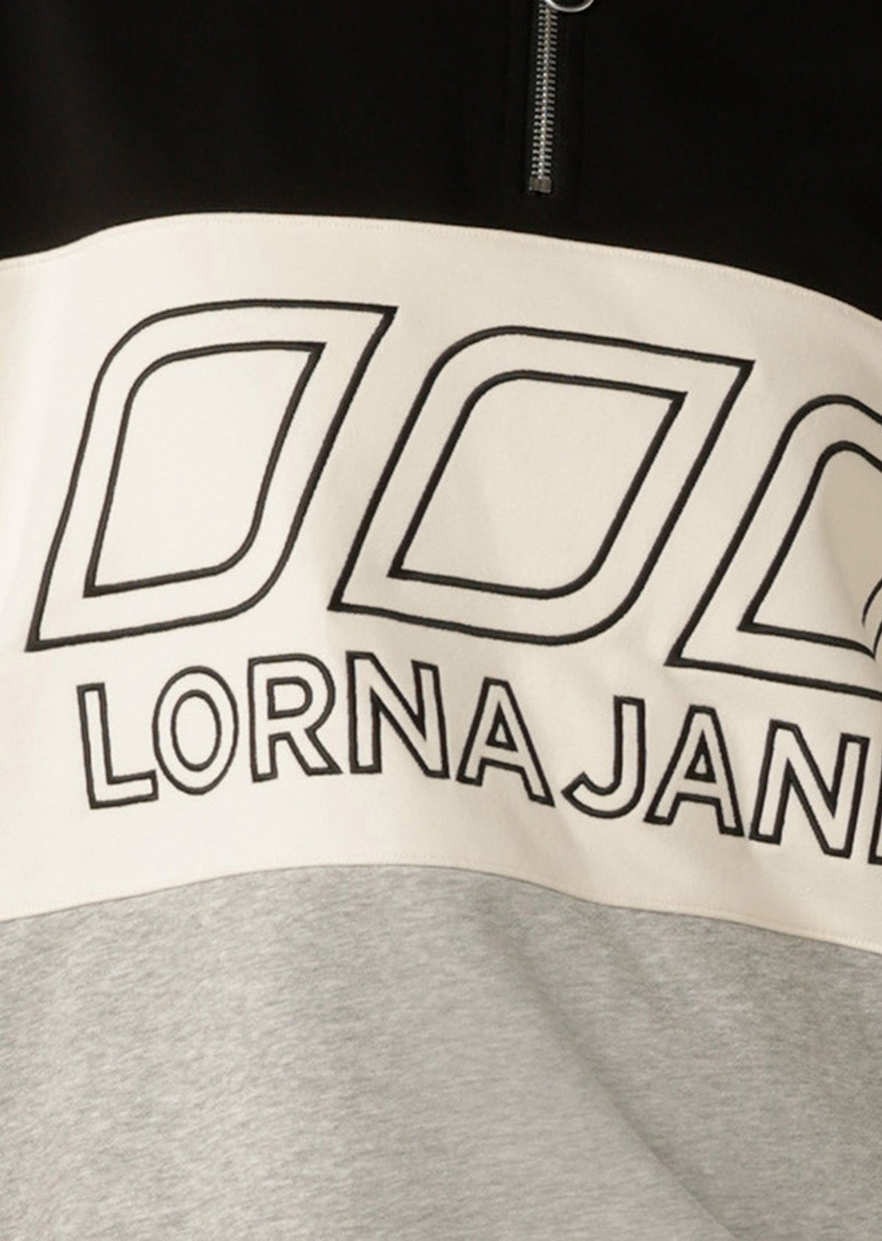 Lorna Jane Iconic Quarter Zip Sweat - Black Multi
