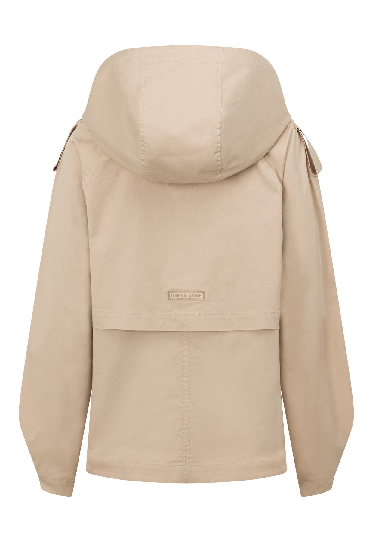 Lorna Jane Cropped Sports Trench - Tan