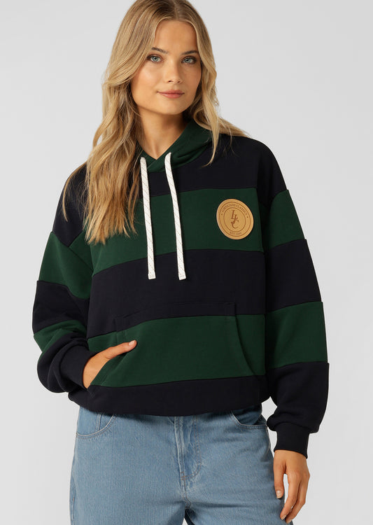 Lorna Jane Heritage Rugby Polo Hoodie - Multi