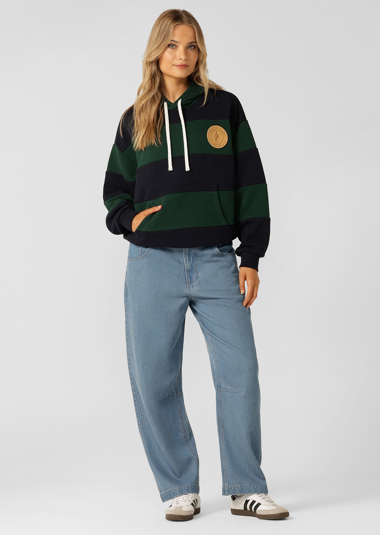 Lorna Jane Heritage Rugby Polo Hoodie - Multi
