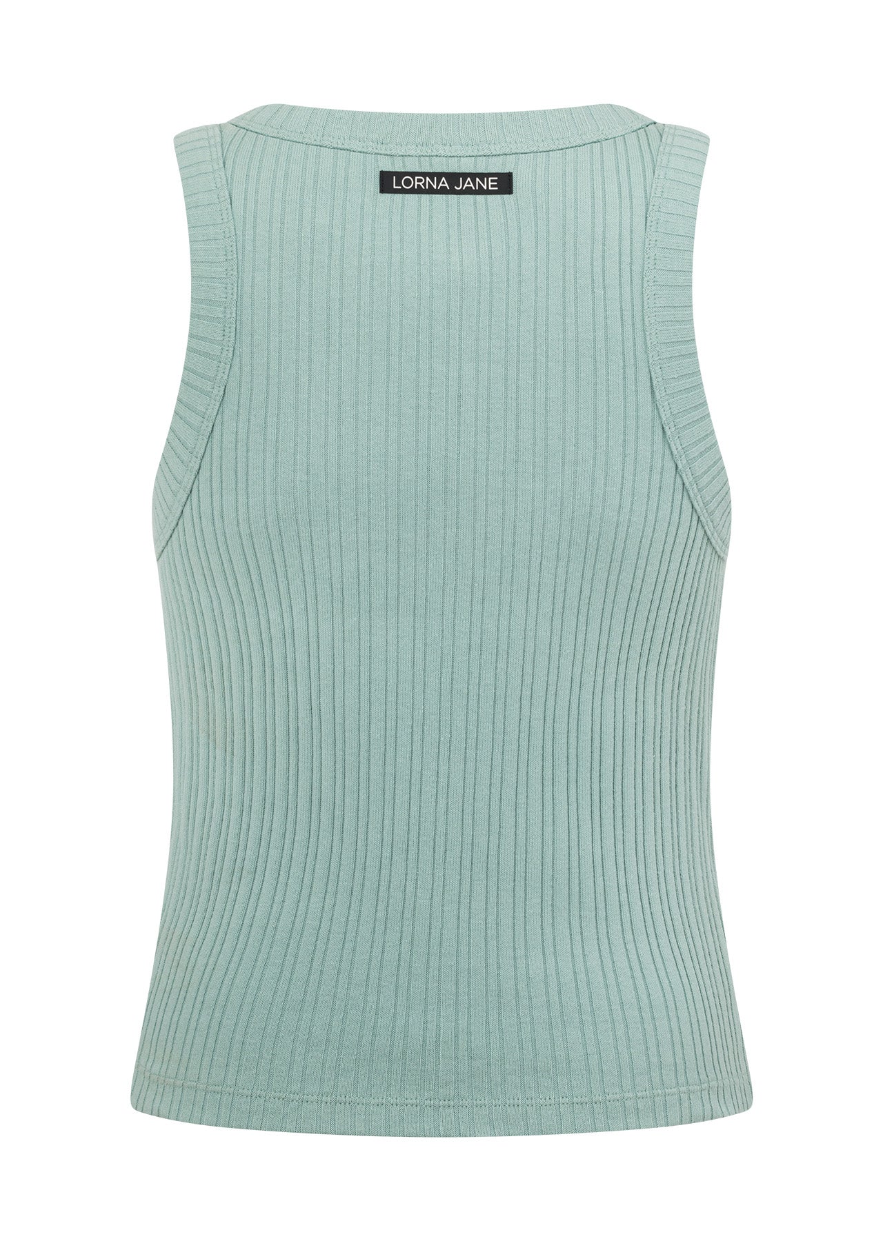 Lorna Jane Essential Wide Ribbed Tank - Sea Mist