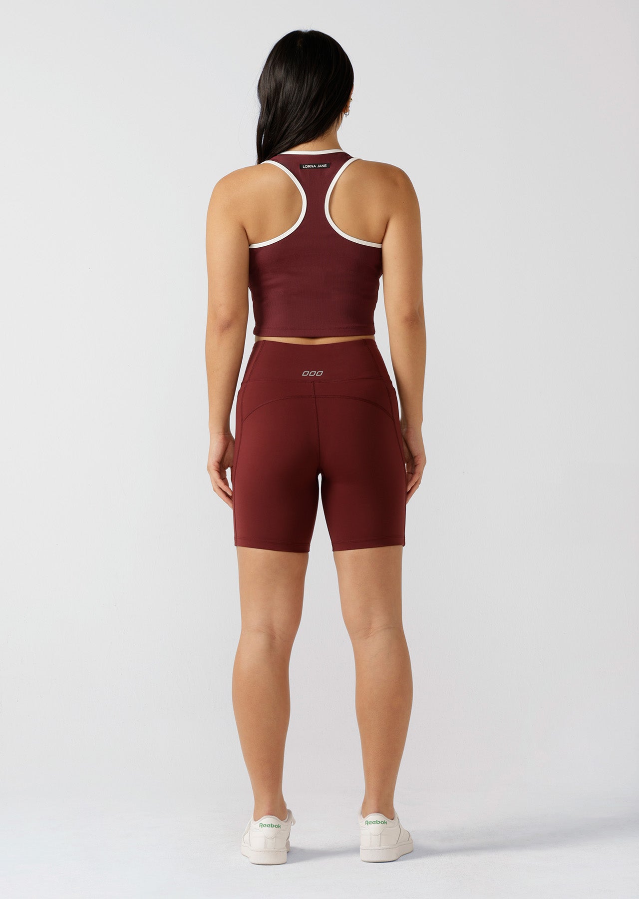 Lorna Jane First Serve Rib Active Tank - Maroon